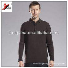 Camisola do homem da moda 2013 T / Melhor fio de caxemira 48/2 malhas